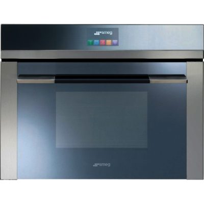 Smeg SF4140MC 45cm Height Linea Stainless Steel Compact Multifunction Combi Microwave Oven Smeg SF4140MC 45cm Height Linea Stainless Steel Compact Multifunction Combi Microwave Oven